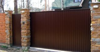 Купить откатные ворота консольные Долгопрудный, цена от 2777 руб.
